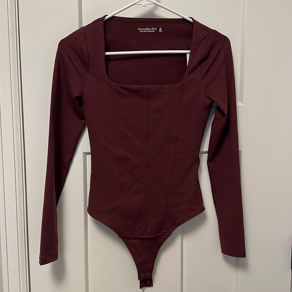 A&F square neckline bodysuit
